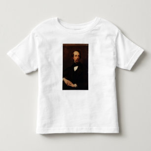 ポートレート・オブ・チャールズ・ディケンズ1855 トドラーTシャツ