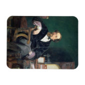 ポートレート・オブ・チャールズ・ディケンズ(油・オン・キャンバス) マグネット (横)