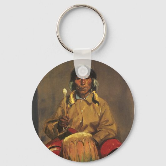 ポートレート・オブ・ディグイト・ロイバルbyロバート・アンリ キーホルダー (正面)
