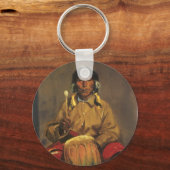 ポートレート・オブ・ディグイト・ロイバルbyロバート・アンリ キーホルダー (正面)