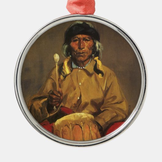 ポートレート・オブ・ディグイト・ロイバルbyロバート・アンリ メタルオーナメント (正面)