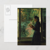 ポートレート・オブ・ナタリア・ペトランケビッシン， 1893 ポストカード (正面/裏面)