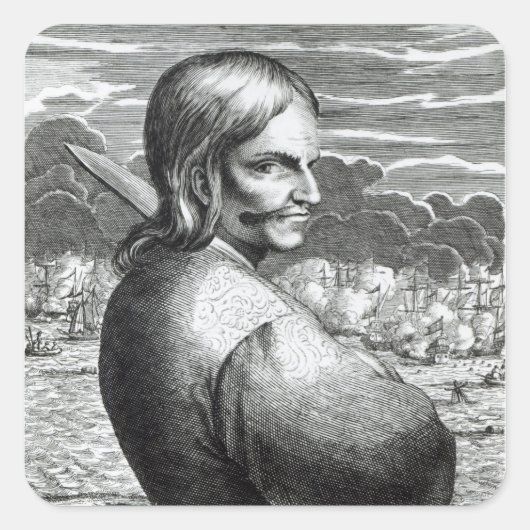 ポートレート・オブ・バルトロメウス・ド・ポジーズ スクエアシール (正面)