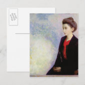 ポートレート・オブ・バロネス・ロバート・ド・ドメキー， 1900 ポストカード (正面/裏面)