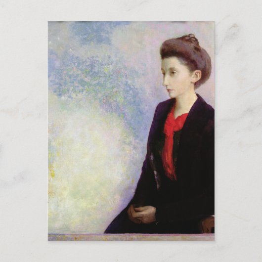 ポートレート・オブ・バロネス・ロバート・ド・ドメキー， 1900 ポストカード (正面)