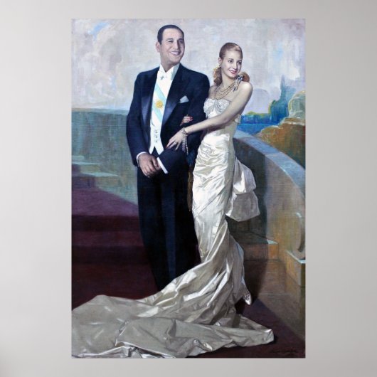 ポートレート・オブ・フアン・ドミンゴ・ペロンとエヴァ・デュアルテ ポスター (正面)