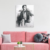 ポートレート・オブ・フランツ・リス威厳があるス1832 キャンバスプリント (インサイチュ (リビング))