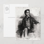ポートレート・オブ・フランツ・リス威厳があるス1832 ポストカード (正面/裏面)