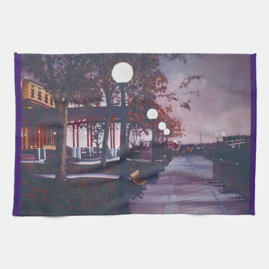 ポートレート·オブ·フリーダム·エリス·アイランド·キッチン·ハンド·トウ キッチンタオル (横)