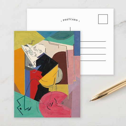 ポートレート・オブ・フローラン・シュミット | アルバート・グリーズ ポストカード