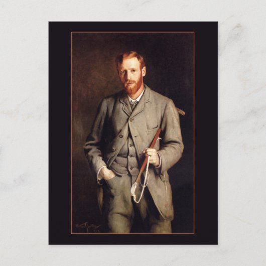 ポートレート・オブ・ブラザー・バイ・アーサー・ハック ポストカード (正面)