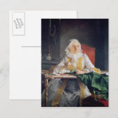 ポートレート・オブ・マダム・アントワーヌ・クロザット, 1741 ポストカード (正面/裏面)