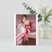 ポートレート・オブ・マダム・ジュラード・イン・レッド ポストカード (スタンド正面)