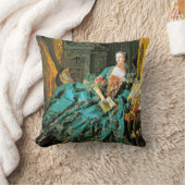 ポートレート・オブ・マダム・デ・ポンパドール クッション (ブランケット)