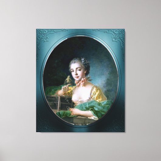 ポートレート・オブ・マダム・バドアン（フランソワ・ブーチャー） キャンバスプリント (正面)