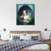 ポートレート・オブ・マダム・バドアン（フランソワ・ブーチャー） キャンバスプリント (インサイチュ (寝室))