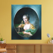 ポートレート・オブ・マダム・バドアン（フランソワ・ブーチャー） キャンバスプリント (インサイチュ (リビング))