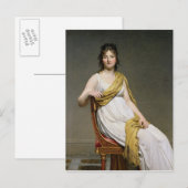 ポートレート・オブ・マダム・レイモンド・デ・ヴェルニナック1798-99 ポストカード (正面/裏面)