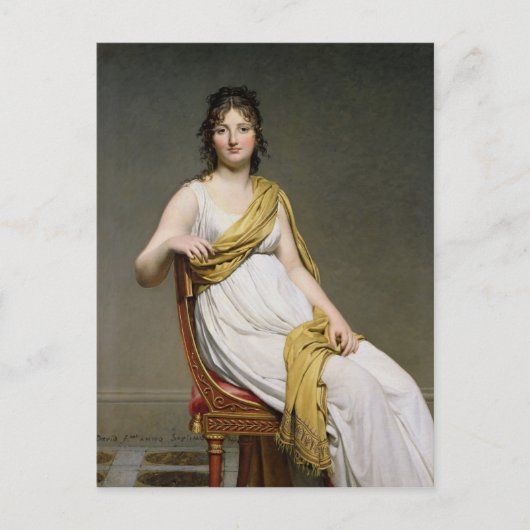 ポートレート・オブ・マダム・レイモンド・デ・ヴェルニナック1798-99 ポストカード (正面)