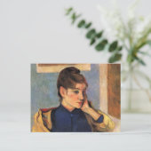 ポートレート・オブ・マデリン・ベルナール – ポール・ゴーギャン ポストカード (スタンド正面)