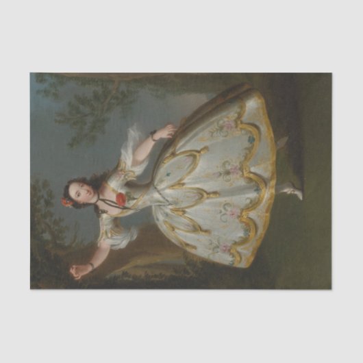 ポートレート・オブ・マドモワゼル・ヴィオレット、エドワード・ヘイトリー 薄葉紙 (正面)