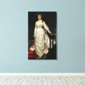 ポートレート・オブ・マドモワゼルX, 1873 キャンバスプリント (インサイチュ (ウッドフロア))