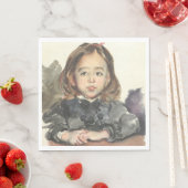 ポートレート・オブ・マリー（かわいい少女） スタンダードランチョンナプキン (インサイチュ)