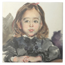 ポートレート・オブ・マリー（かわいい少女） タイル