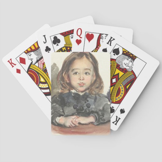 ポートレート・オブ・マリー(かわいい少女) トランプ (裏面)