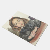 ポートレート・オブ・マリー(かわいい少女) ドアマット (アングル)