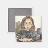 ポートレート・オブ・マリー(かわいい少女) マグネット (正面/裏面)