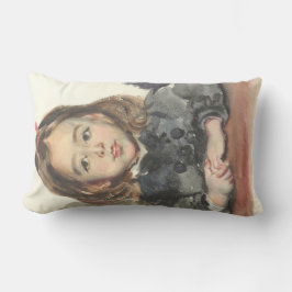 ポートレート・オブ・マリー（かわいい少女） ランバークッション
