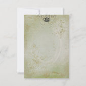 ポートレート・オブ・マリー・アントワネット～招待状/出欠確認 出欠カード (裏面)