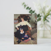 ポートレート・オブ・マリー・コカとその娘， 1913 ポストカード (スタンド正面)