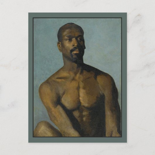 ポートレート・オブ・マン・バイ・ブッサー ポストカード (正面)