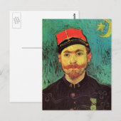 ポートレート・オブ・ミリエット、ザ・ラバーbyヴィンセント・ヴァン・ゴッホ ポストカード (正面/裏面)
