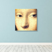 ポートレート・オブ・ヤング・ガール(詳細) キャンバスプリント (インサイチュ (ウッドフロア))