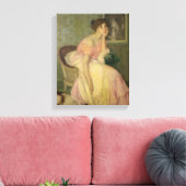 ポートレート・オブ・ヤング・ガール, 1906 キャンバスプリント (インサイチュ (リビング))