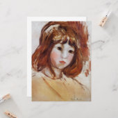 ポートレート・オブ・ヤング・ガール(by Berthe Morisot) カード (正面/裏面インサイチュ)