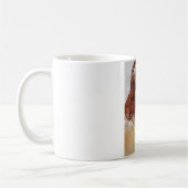 ポートレート・オブ・ヤング・ガール(by Berthe Morisot) コーヒーマグカップ (左)