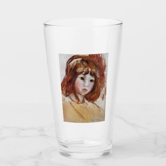 ポートレート・オブ・ヤング・ガール(by Berthe Morisot) タンブラーグラス (正面)