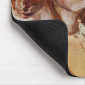 ポートレート・オブ・ヤング・ガール(by Berthe Morisot) マウスパッド (コーナー)