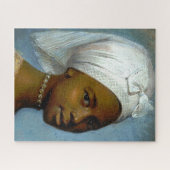 ポートレート・オブ・ヤング・ブラック・ウーマンクラシック・アート ジグソーパズル (横)