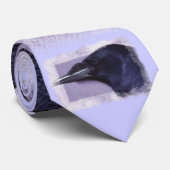 ポートレート・オブ・レイヴン・コーヴィッド愛好家アートデザイン ネクタイ (ロール)
