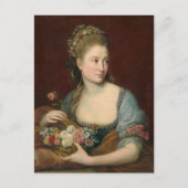 ポートレート・オブ・レディ・アス・フローラ | ポンペオバトーニ ポストカード (正面)