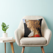 ポートレート・オブ・レディ・サンドロ・ボッティチェリ クッション (椅子)