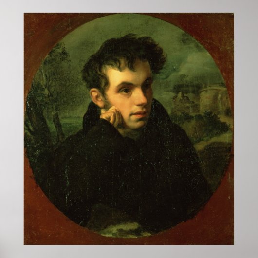 ポートレート・オブ・ヴァッシリー・ジュコフスキー， 1816 ポスター (正面)