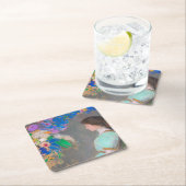 ポートレート・オブ・ヴィオレット・ヘイマン・レドン スクエアペーパーコースター (インサイチュ)