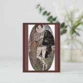 ポートレート・オーバル・バイ・ニコラバラの青年 ポストカード (スタンド正面)