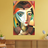 ポートレート キャンバスプリント (インサイチュ (リビング))